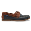 Chatham Whistable Shoes Navy/Tan 7.5 1
